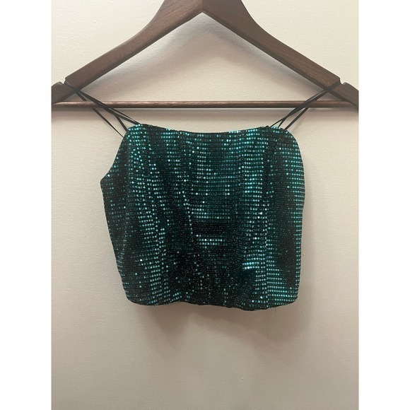 Sincerely Jules Sequin Party Top Size small - Picture 1 of 4